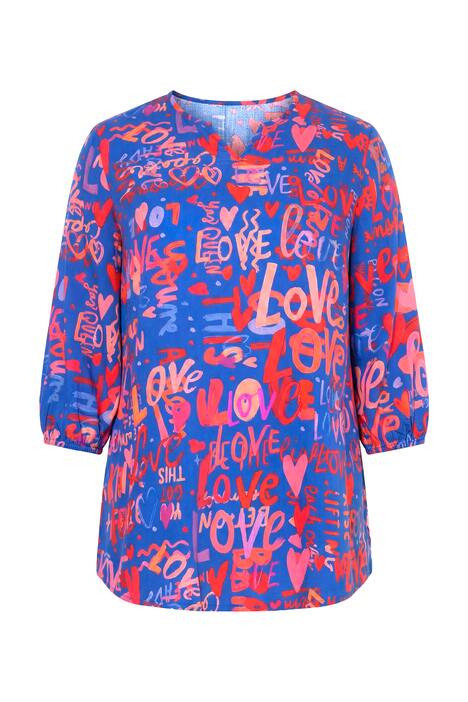 Halenka, vzor LOVE, 3/4 rukávy