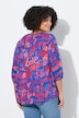 Bluse, LOVE-Muster, Schlupfform, 3/4-Ärmel