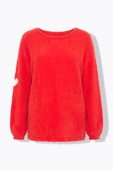 Pullover, Straight Fit, Fancystrick, Ballonärmel