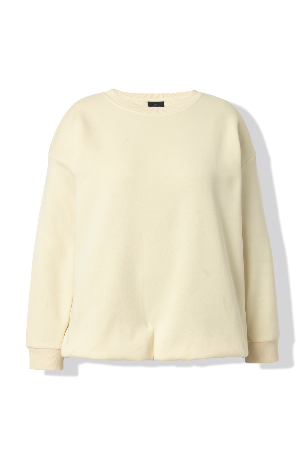 Stora storlekar Mjukiströja, Dam, beige, storlek: 42/44, Bomull/Polyester, Ulla Popken