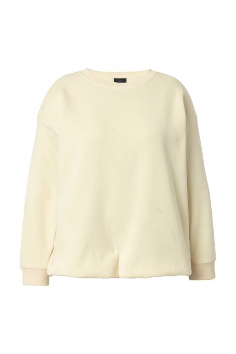 Mikina, krátká, boxy střih, kulatý výstřih, dlouhé rukávy