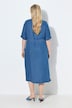 Overhemdjurk, A-lijn, overhemdkraag, korte mouwen