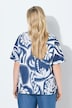 Graphic Tropical Print Oversized Tee