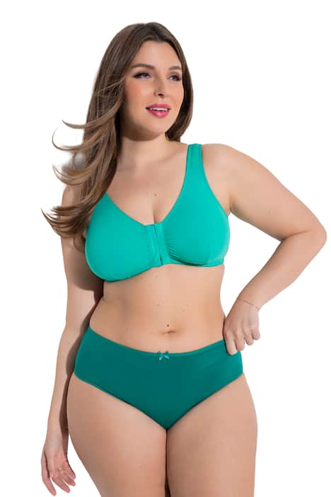 Midi-slips, set van 5, zigzagmotief / effen