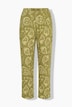 Hose Rose, Paisleymuster, weites Bein, Elastikbund