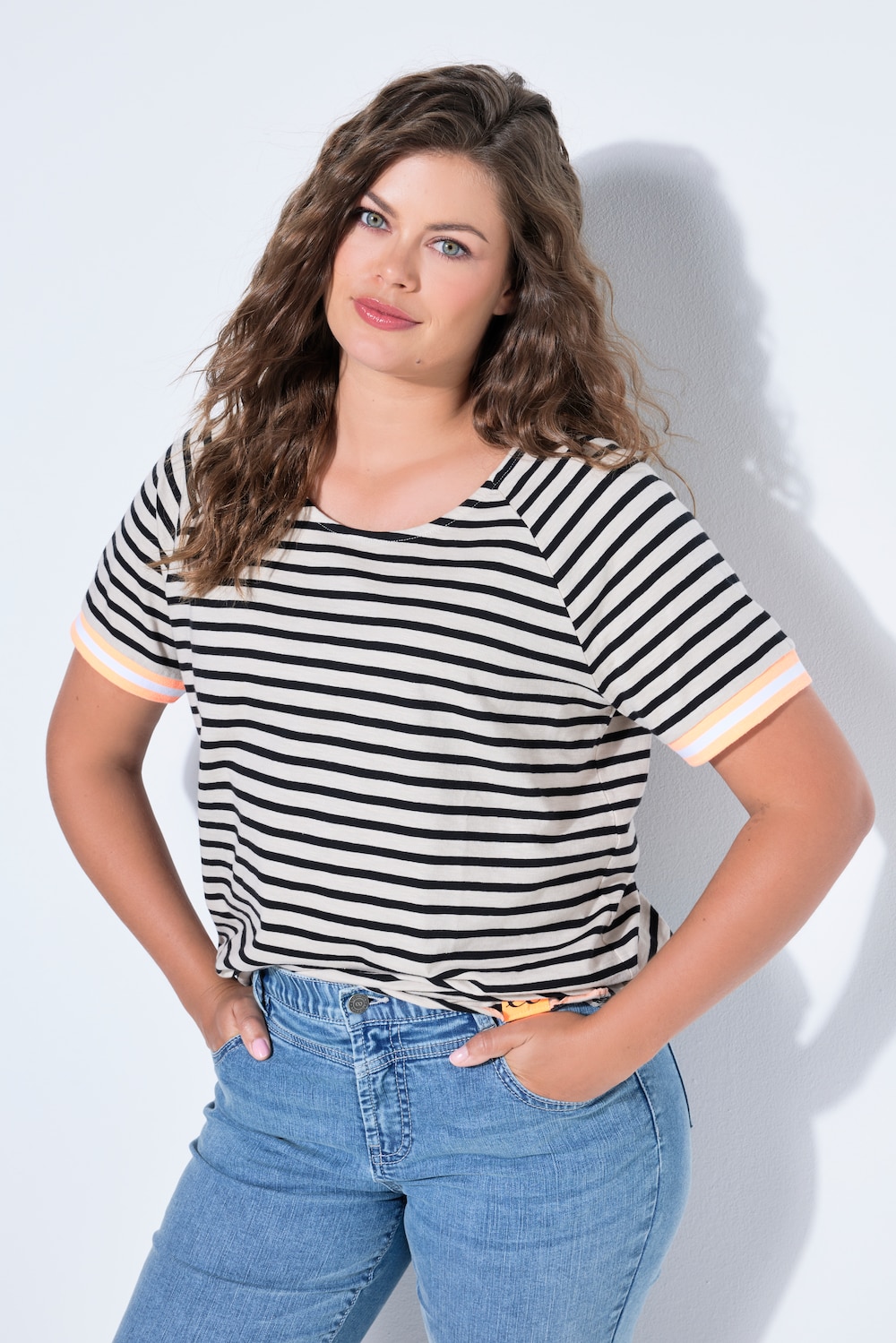 Shirt, korte mouwen, ronde hals, OEKO-TEX