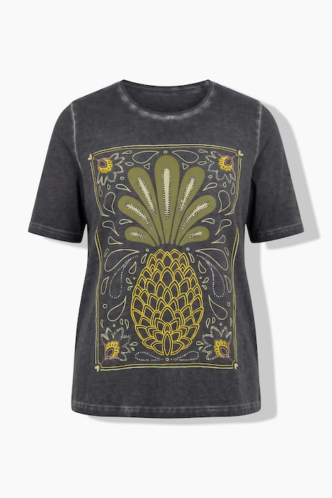 T-Shirt, Ananas, Classic, Rundhals, Halbarm