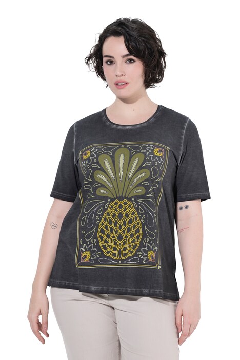 T-Shirt, Ananas, Classic, Rundhals, Halbarm