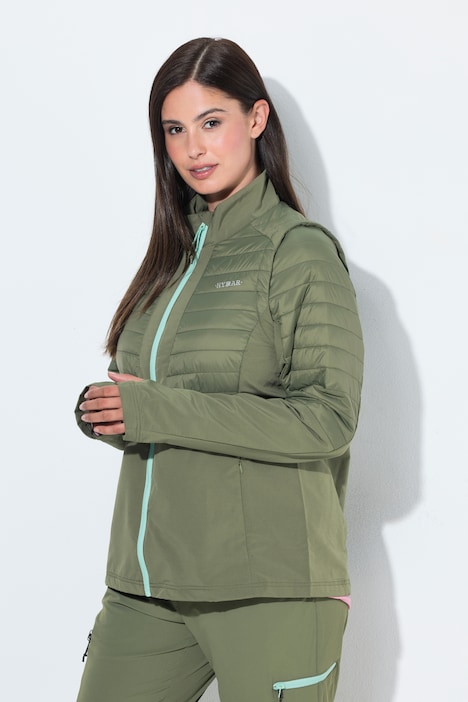 HYPRAR, 2-in-1-Funktionsjacke, Ärmel abnehmbar, Stehkragen
