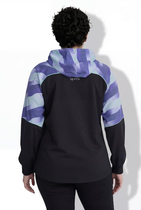 Light-Funktionsjacke, Kapuze, Daumenloch