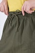 Drawstring Waist Cargo Skirt