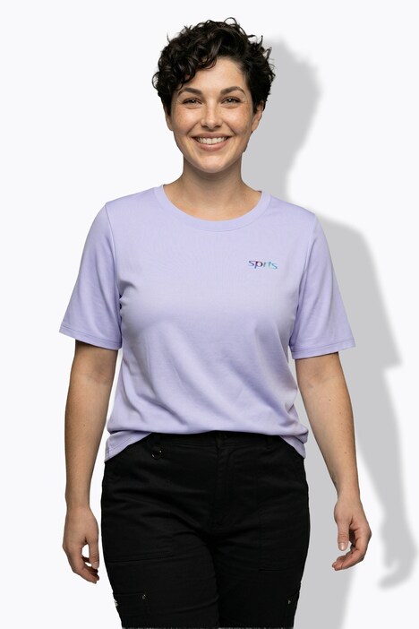 Funktions-Shirt, Rückendruck, Classic, Rundhals, Halbarm