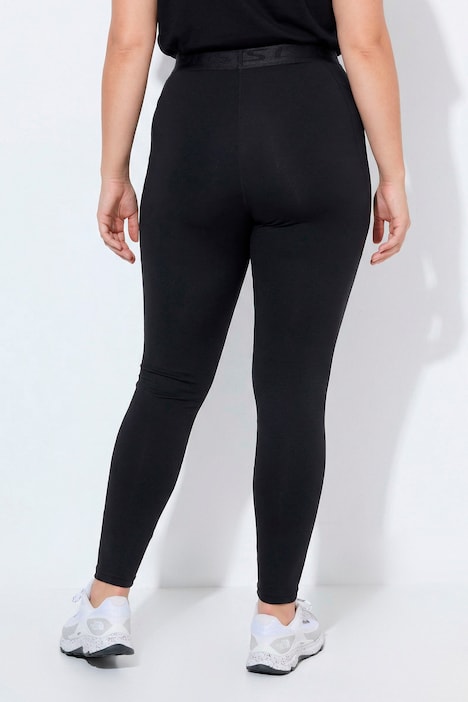 Sport-Leggings, Colorblocking, Taschen, recycelt