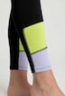 Sport-Leggings, Colorblocking, Taschen, recycelt
