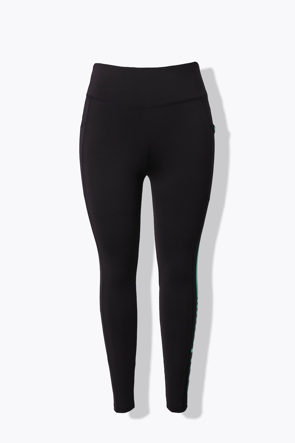 Funktionsleggings, Seitenstreifen, High Waist, recycelt