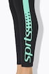 Funktionsleggings, Seitenstreifen, High Waist, recycelt