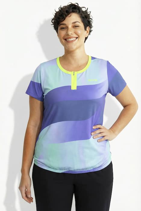 Wave Print Performance Tee