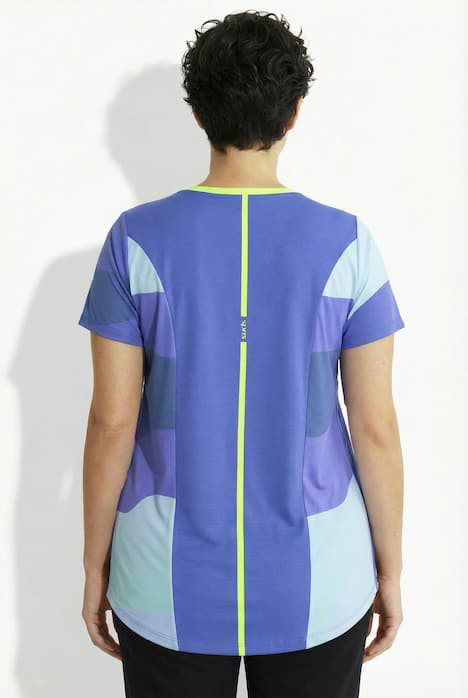 Wave Print Performance Tee