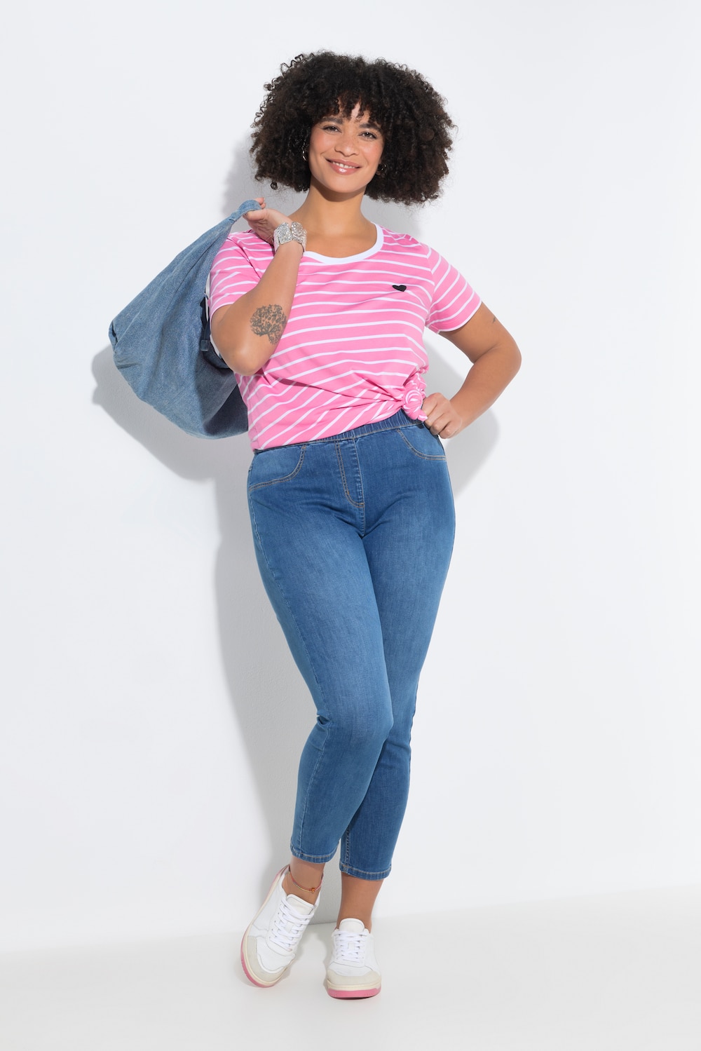 Jeggings Julia, körpernah, Denimlook, Elastikbund