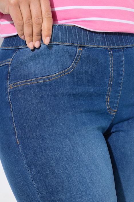 Jeggings Julia, körpernah, Denimlook, Elastikbund