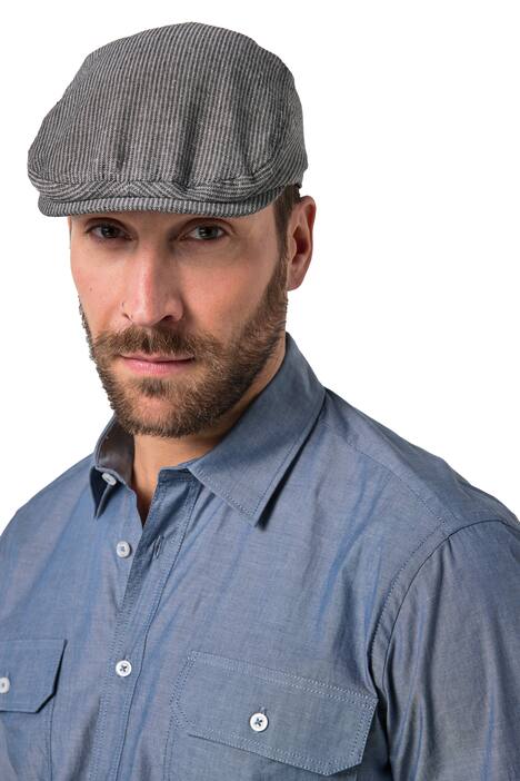 Čepice s kšiltem, bavlna - len