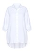 Košilová halenka, oversize, mušelín, 3/4 rukávy