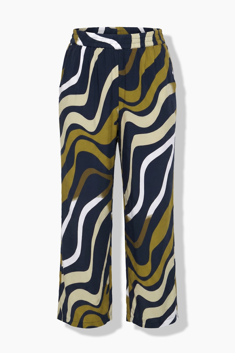 Hose Rose, Zebramuster, weites Bein, Elastikbund