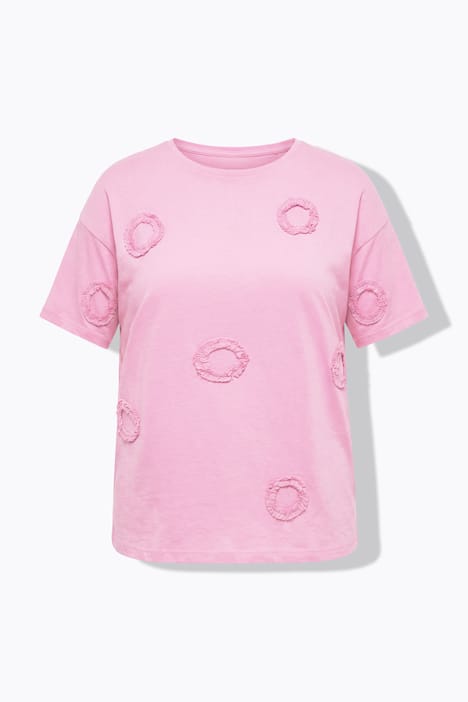 T-shirt, oversized, stoffen stippen