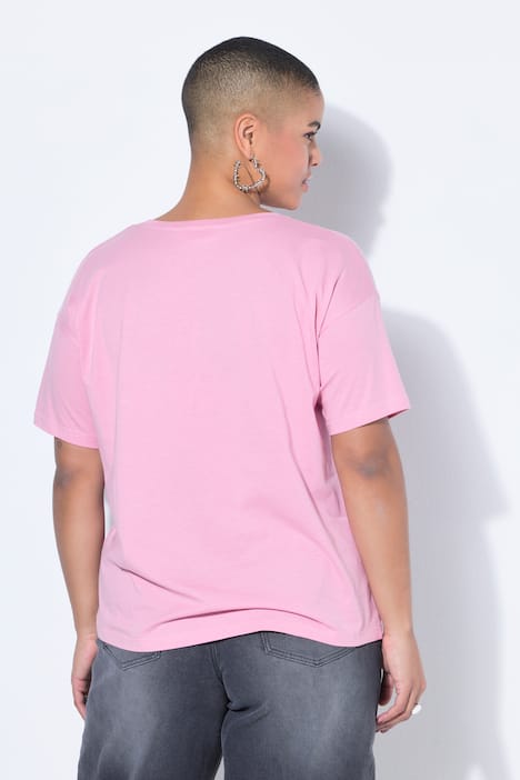 T-shirt, oversized, stoffen stippen