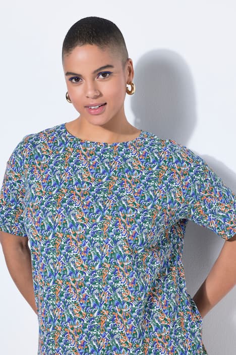 T-shirt, oversized, all-over print