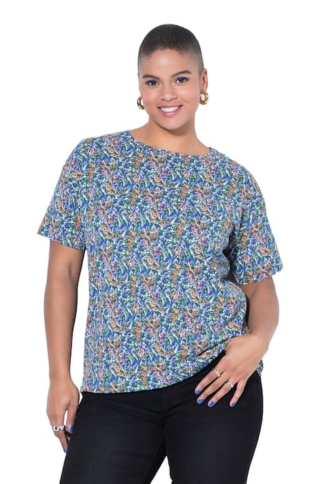 Tričko, oversize, plošný potisk