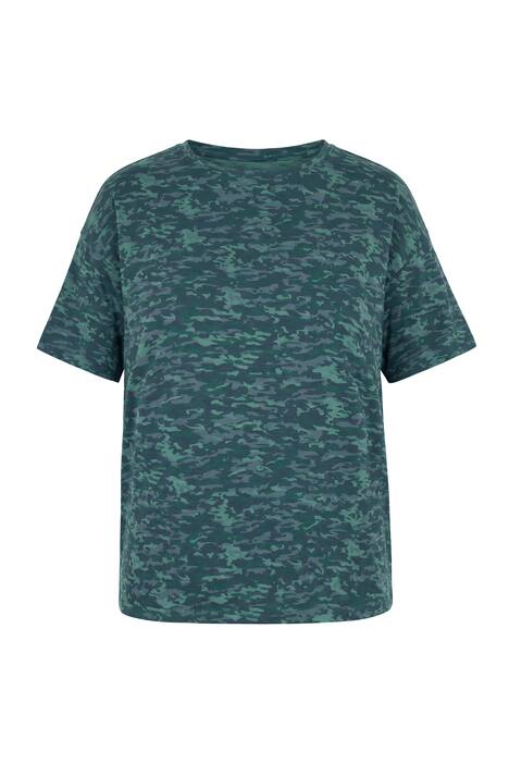 Tričko, oversize, maskáčový vzor