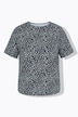 T-shirt, oversized, minimalistische bloemetjes