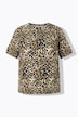 T-shirt, oversized, luipaard