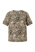 Tričko, ovesrize, leopardí vzor