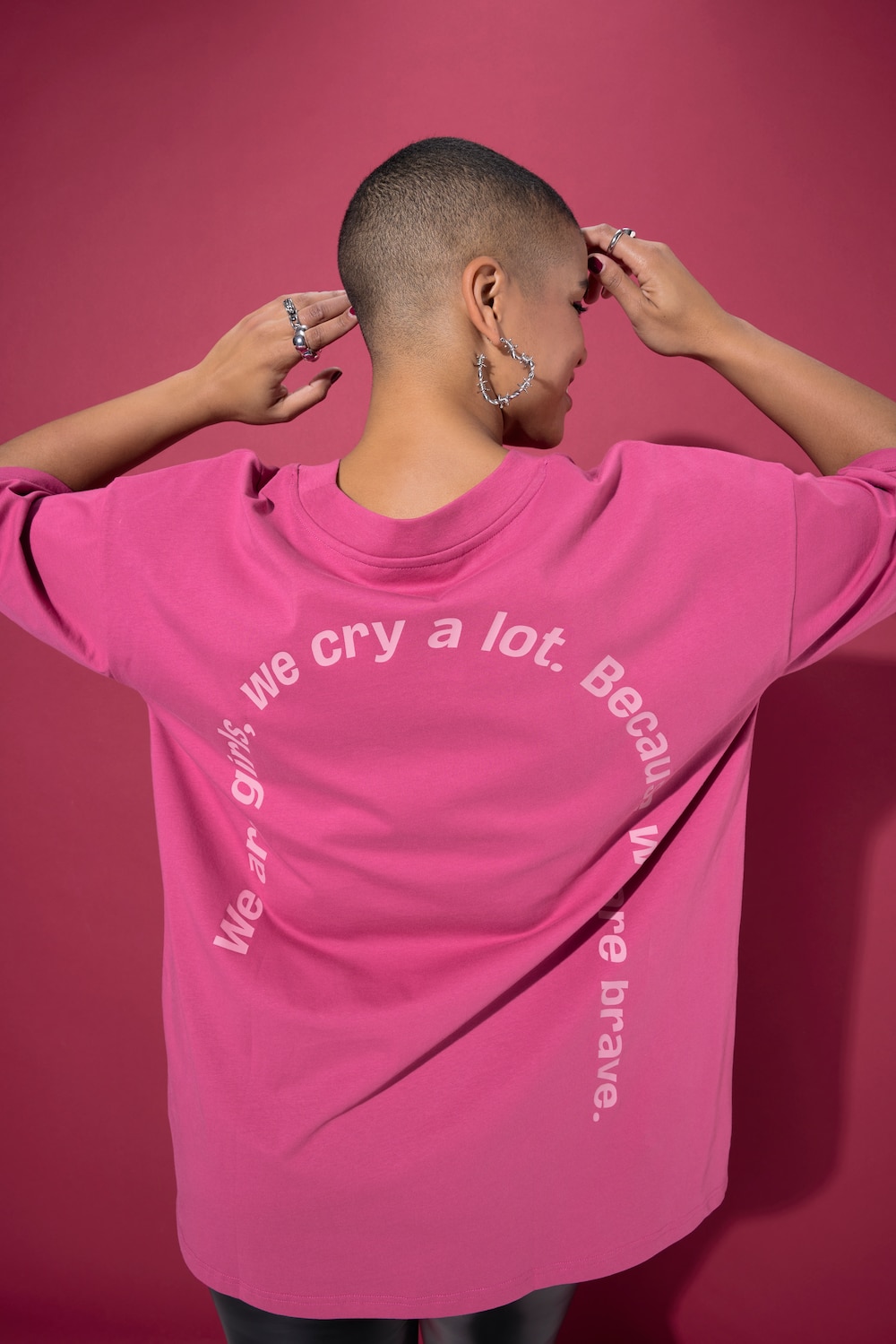 T-shirt, oversized, Bow-print