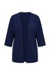 Bunda ve stylu kimono, bez zapínání, krátké rukávy