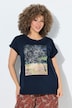 T-shirt oversize, motif savane, décolleté rond et manches courtes