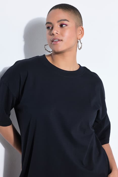 T-shirt, oversized, fotoprint met statement