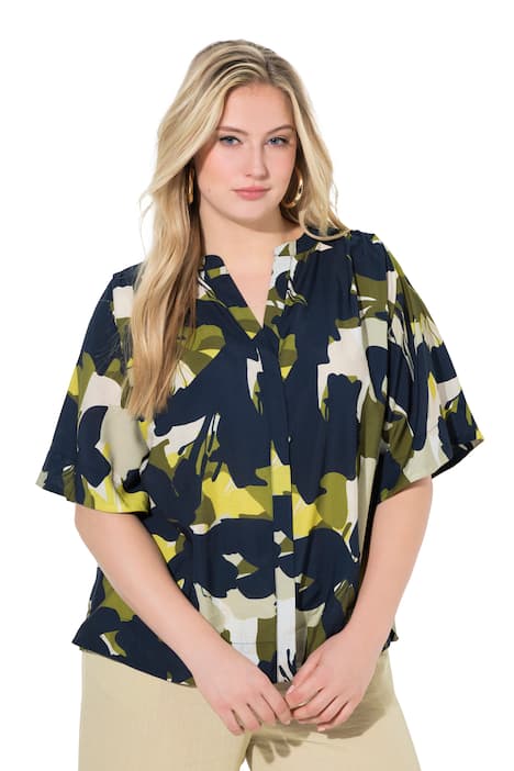 Halenka, volný střih, tunikový výstřih, polodlouhý rukáv