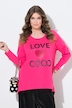 T-Shirt, A-Linie, Love Coco Herz-Motiv, Langarm
