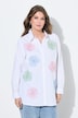 Blouse, Loose Fit, 3D-bloemen, lange mouwen