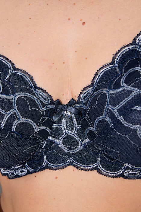 Bügel-BH, Herzen, Spitze, Cup B -F