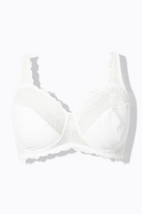 Soutien-gorge sans armatures, dentelle - bonnet B-F