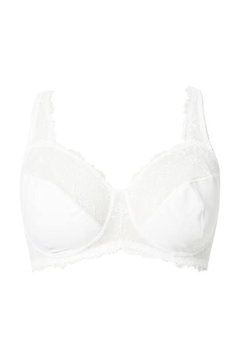 Podprsenka, bez kostic, krajka, košíček B - F