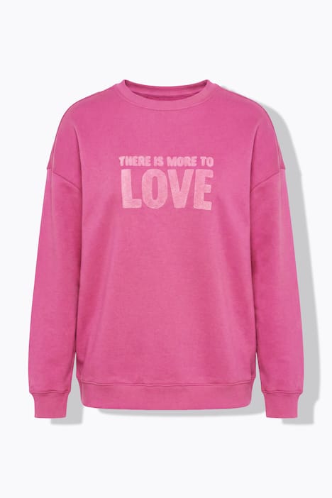 Sweatshirt, Oversize Shape, Frottee Statement LOVE
