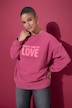 Sweatshirt, Oversize Shape, Frottee Statement LOVE