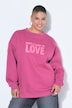 Sweatshirt, Oversize Shape, Frottee Statement LOVE