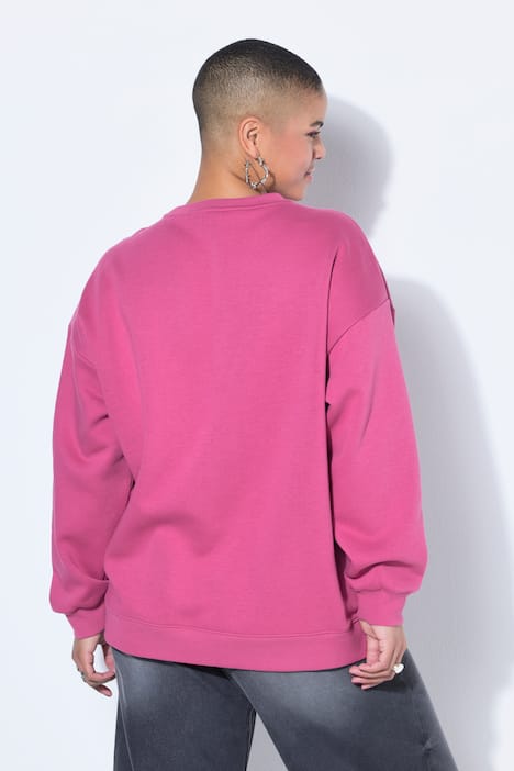 Sweatshirt, Oversize Shape, Frottee Statement LOVE