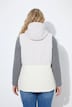 Weste, Teddyfleece , A-Linie, Kapuze, ärmellos